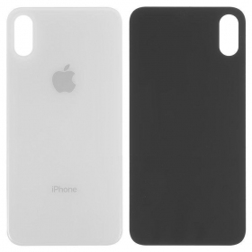 Apple iPhone XS galinis baterijos dangtelis (sidabrinis) (bigger hole for camera)