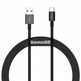 USB kabelis Baseus Superior Type-C 66W 1.0m (juodas) CATYS-01