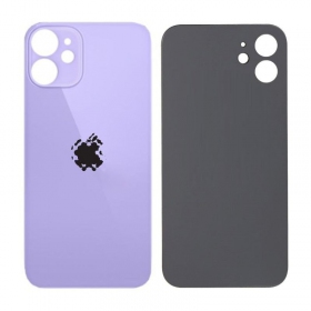 Apple iPhone 12 mini galinis baterijos dangtelis (violetinis) (bigger hole for camera)