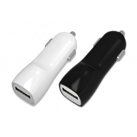 Įkroviklis automobilinis Tellos USB (dual) (1A+2A) (baltas)