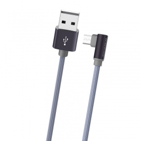 USB kabelis Borofone BX26 microUSB 1.0m (pilkas)