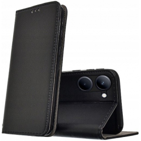 Huawei Y6P dėklas "Smart Magnetic" (juodas)