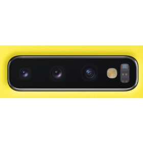 Samsung G975 Galaxy S10+ kameros stikliukas (geltonas)