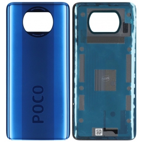 Xiaomi Poco X3 Pro / X3 / X3 NFC galinis baterijos dangtelis (mėlynas) (originalus) (service pack)