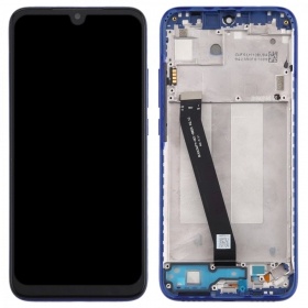 Xiaomi Redmi 7 ekranas (mėlynas) (su rėmeliu) (service pack) (originalus)