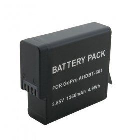 GoPro AHDB-501 baterija / akumuliatorius (1260mAh)