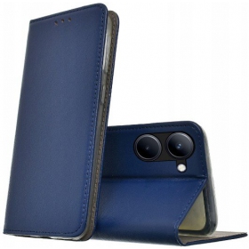 Huawei Y6P dėklas "Smart Magnetic" (tamsiai mėlynas)